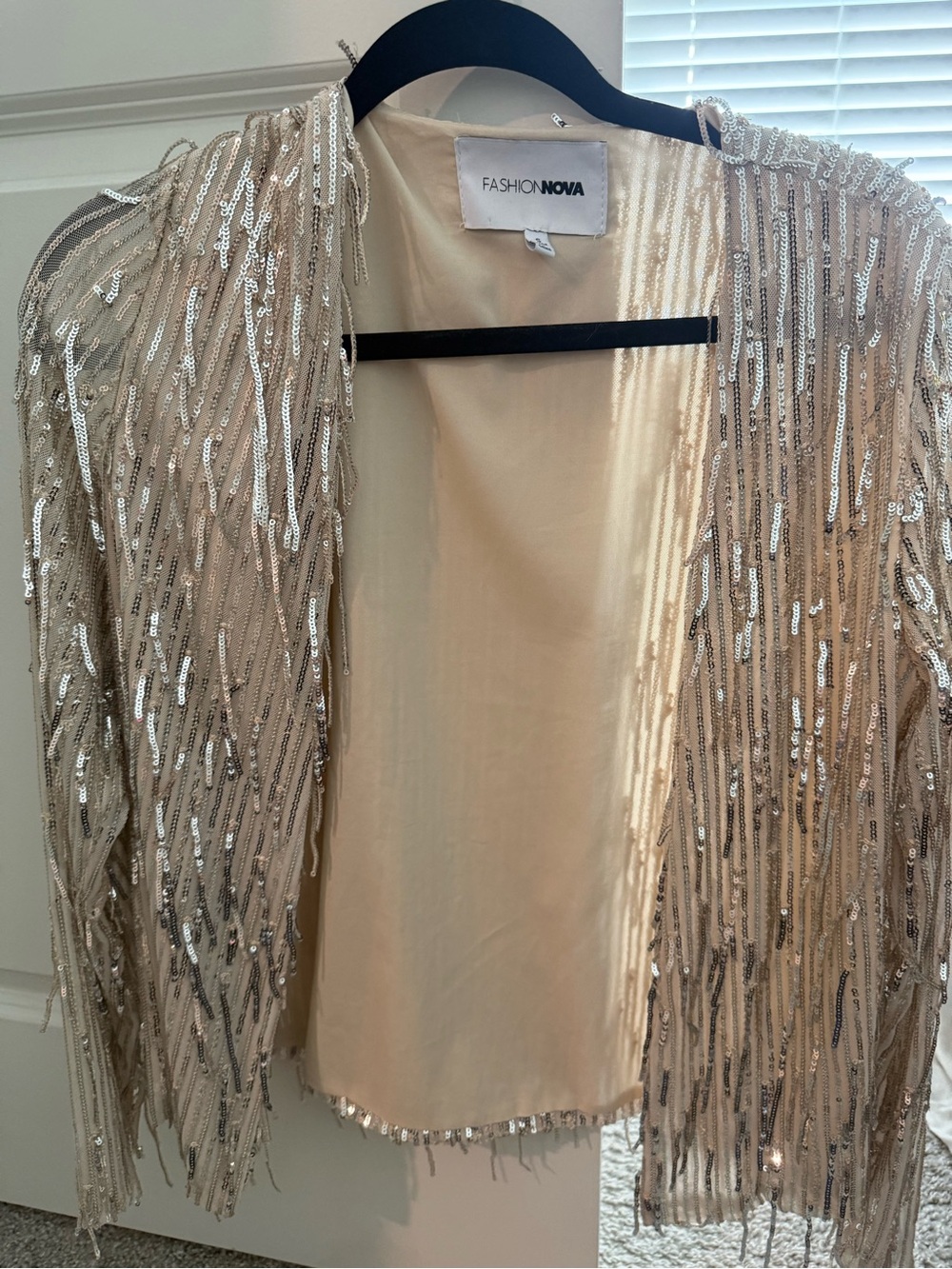 Sequin jacket with